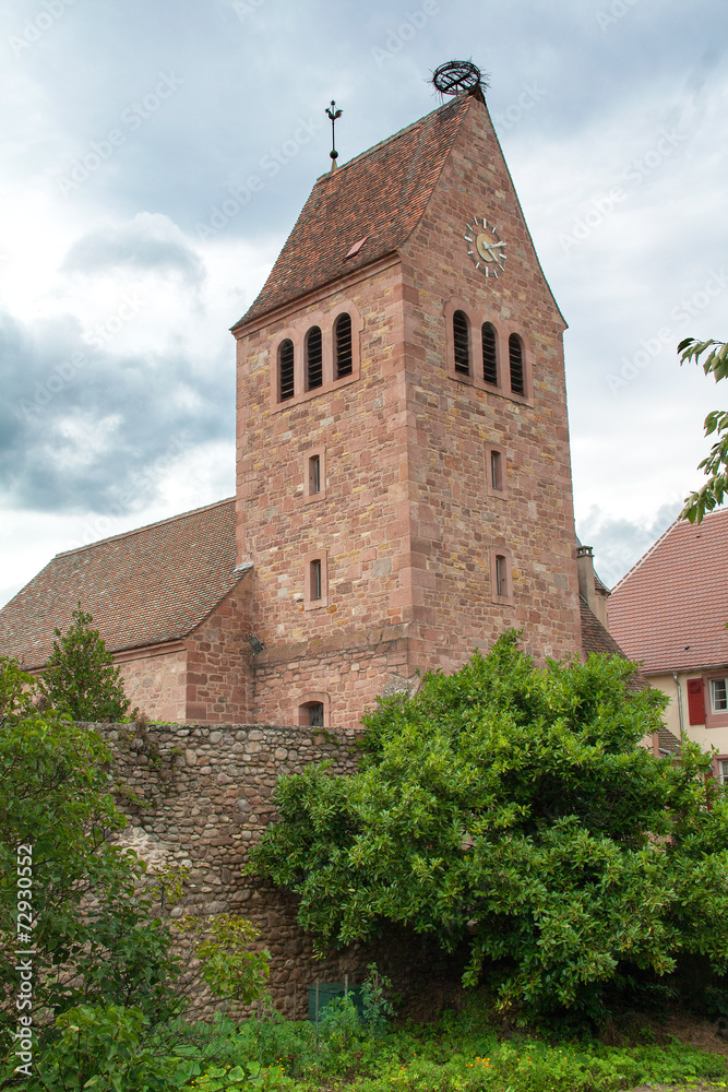 Fototapeta premium Kientzheim - Chapelle Saints-Félix-et-Régule - Alsace, Haut Rhin