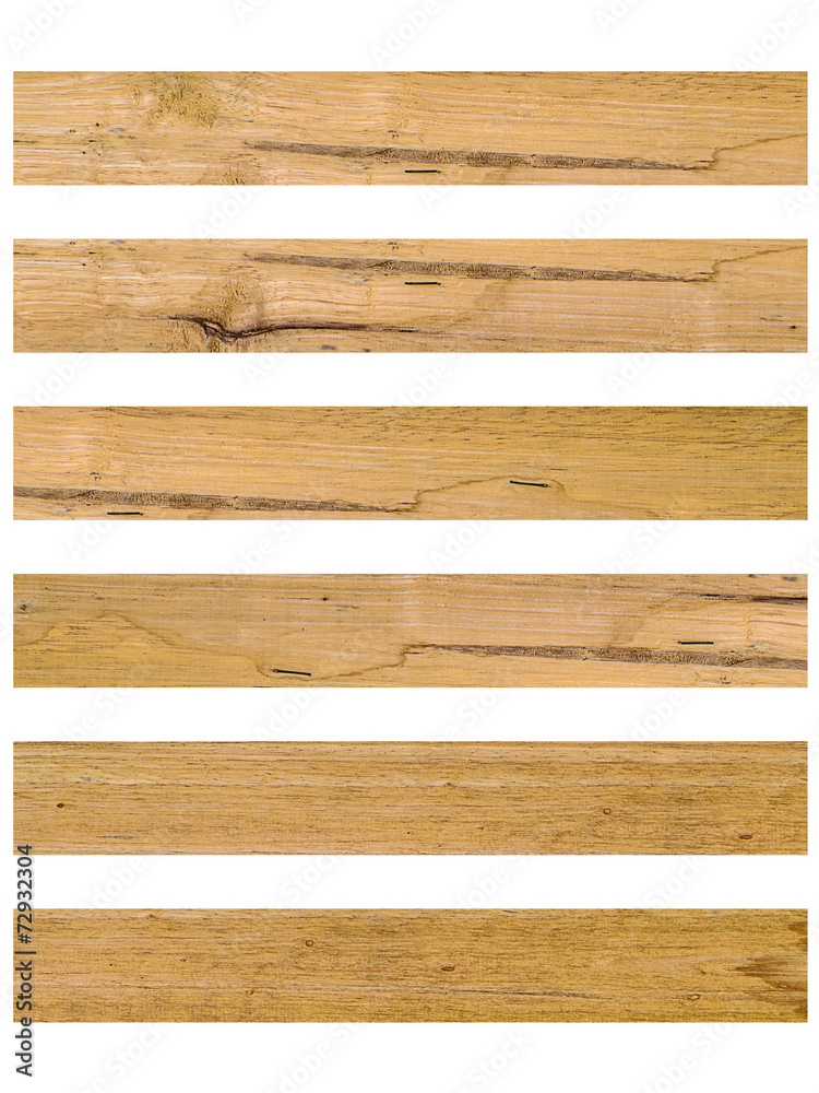 Obraz premium Isolate Wood plank brown