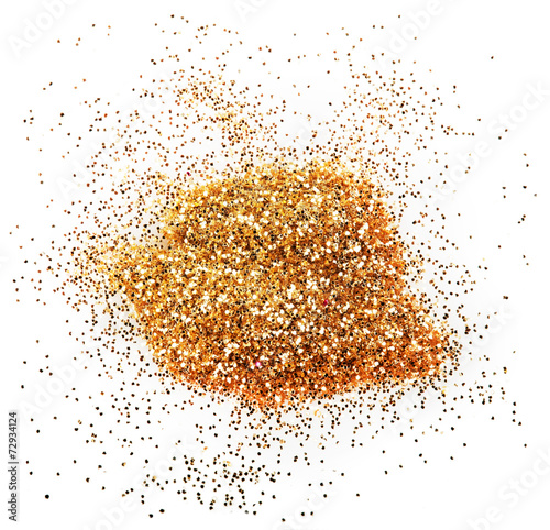Wallpaper Mural golden glitter sparkle Torontodigital.ca