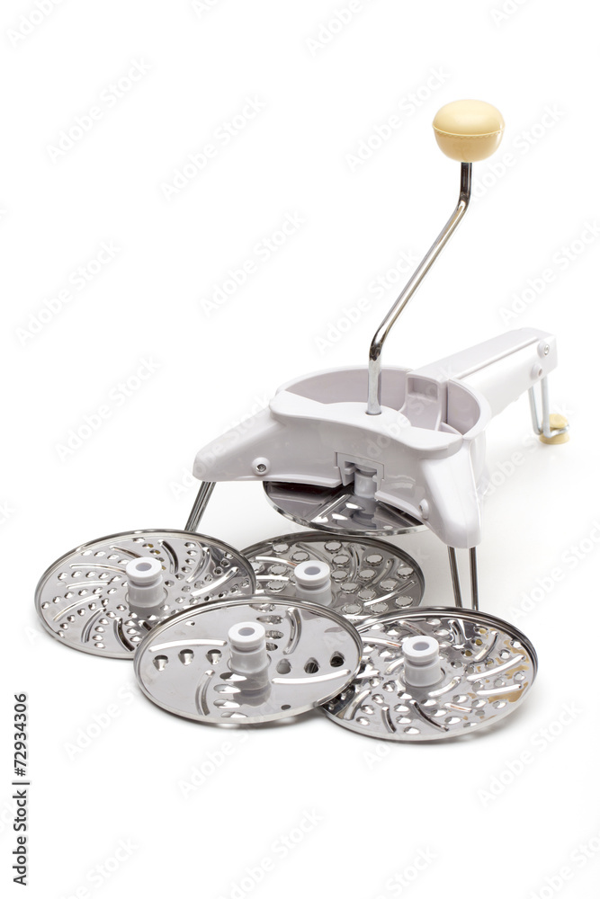 food processor on the white background