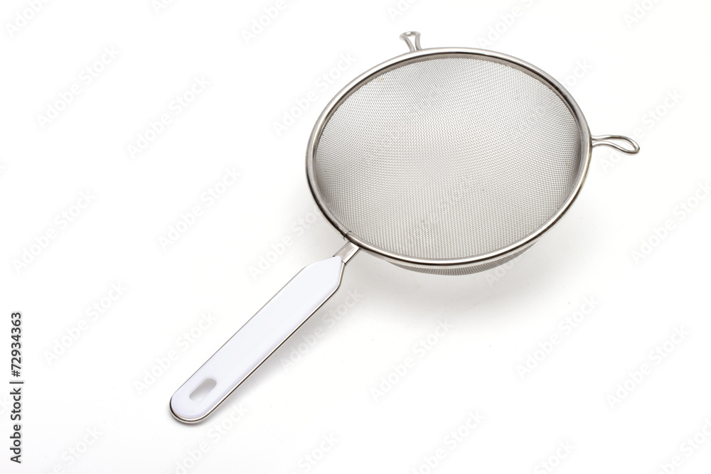 colander on the white background colander on the white background