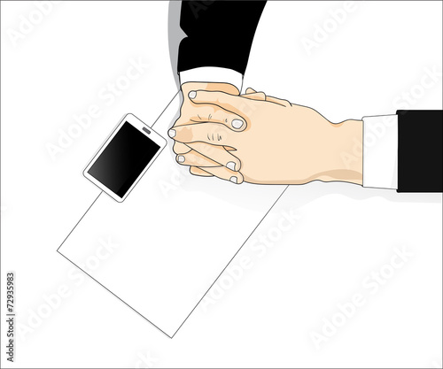 Crossed hands