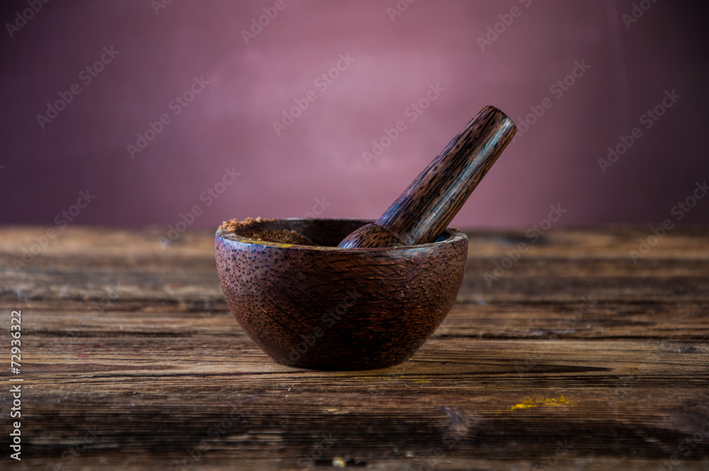 Asian hot cuisine with traditional spices Asian hot cuisine with traditional spices