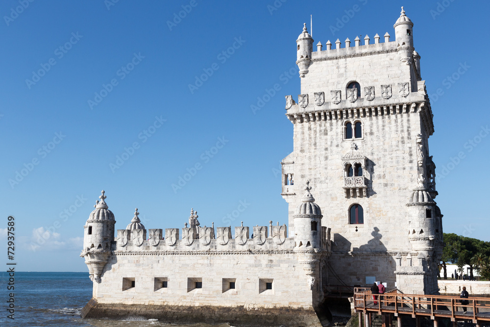 Turm Torre de Belém in Lissabon