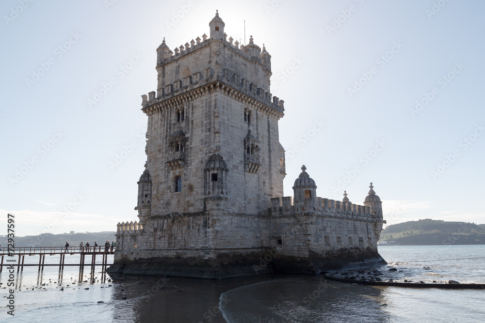 Turm Torre de Belém in Lissabon