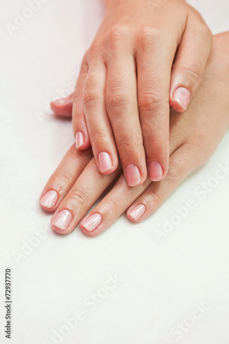 woman nails