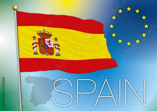 spain flag and symbols