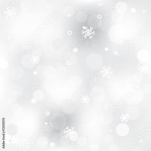 Christmas abstract background with shiny effect and snowflakes