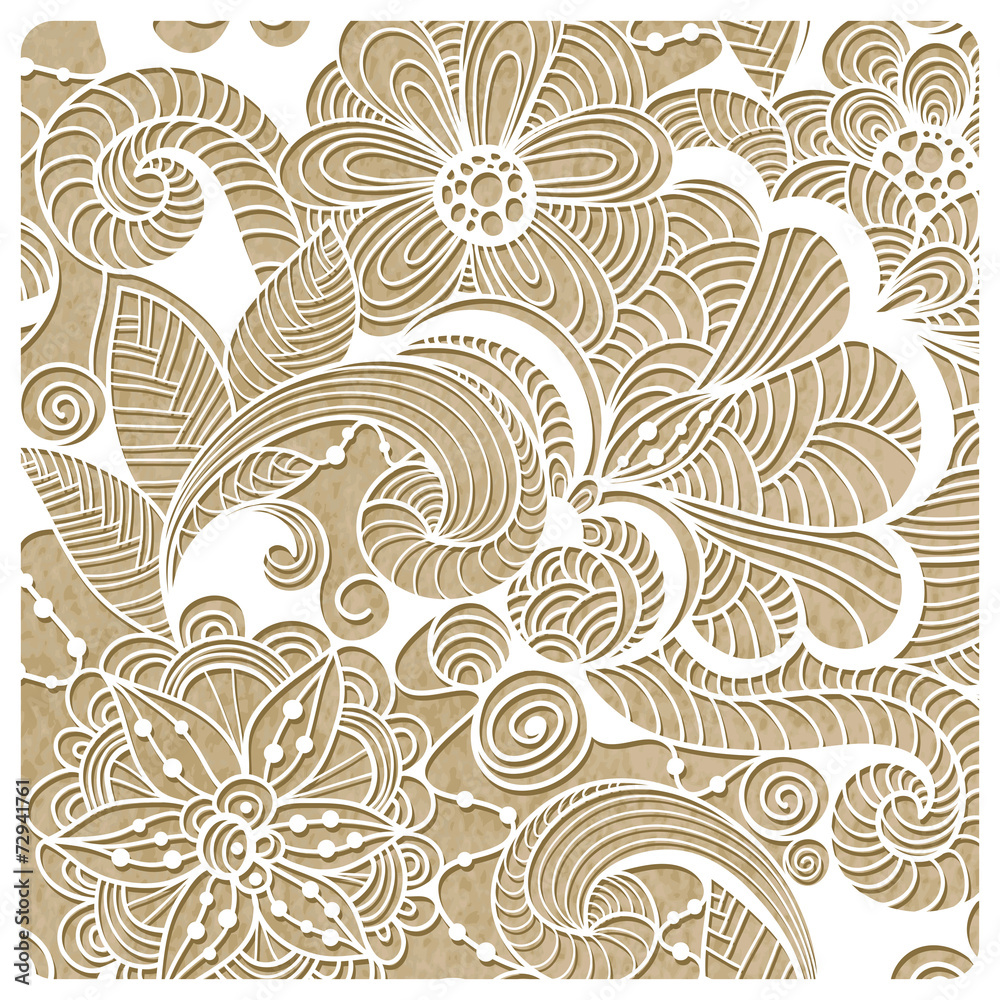 Vector  Winter Lacy Pattern