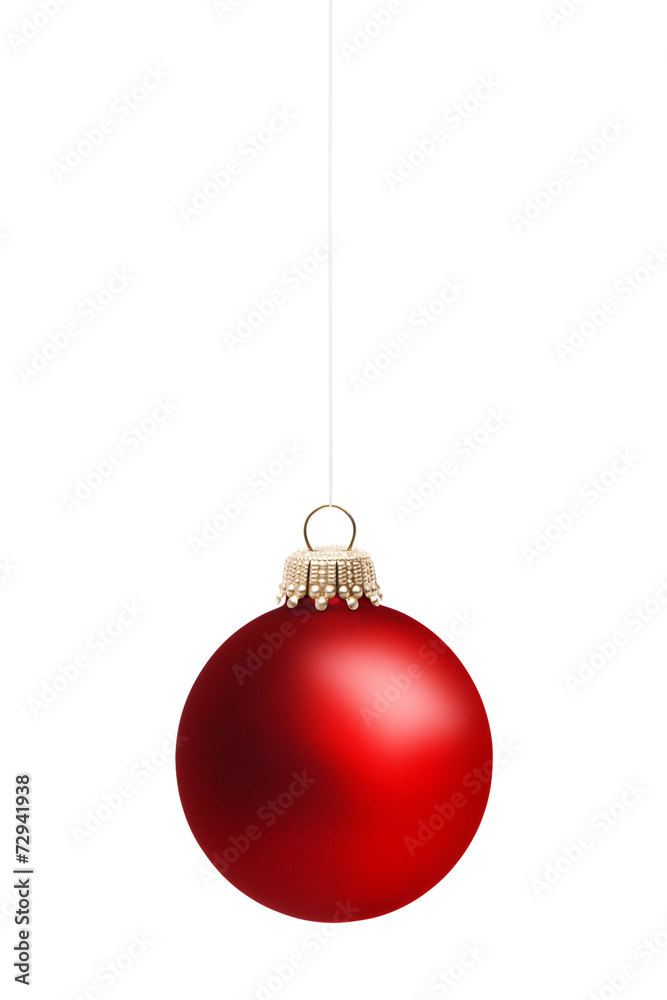 Rote Weihnachtskugel Rote Weihnachtskugel
