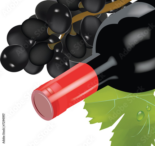 vino bottiglia coricata chiusa