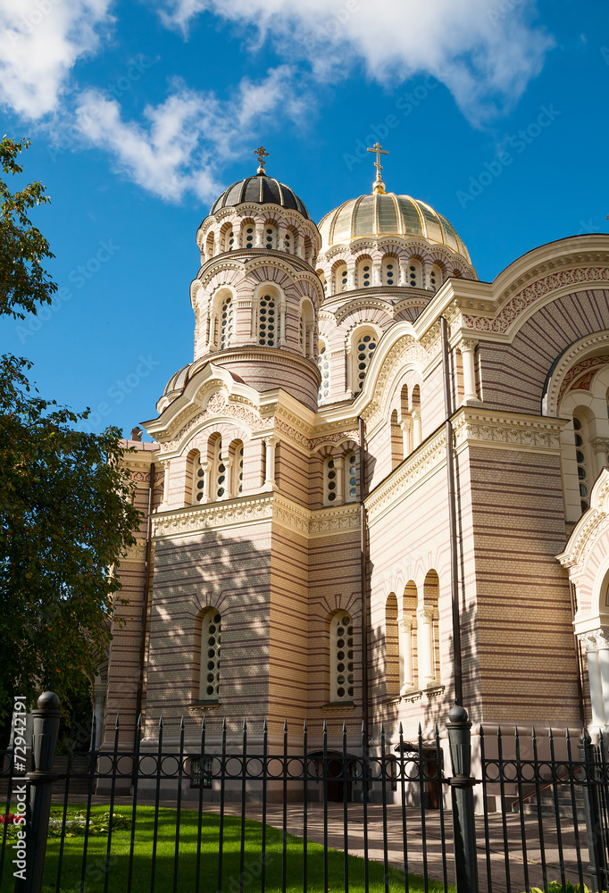 Fototapeta premium Nativity of Christ Cathedral, Riga