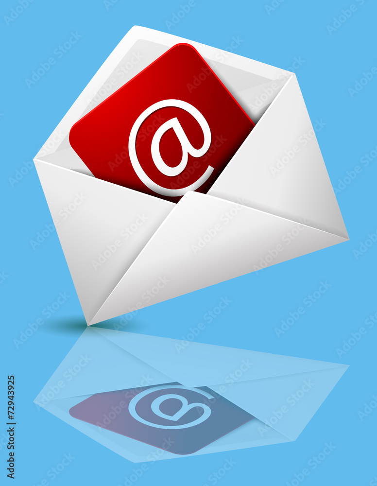 e-mail symbol with envelope e-mail symbol with envelope