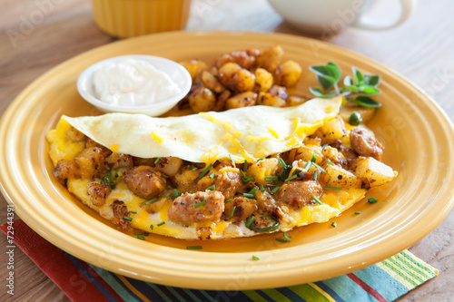 Sausage Omelette