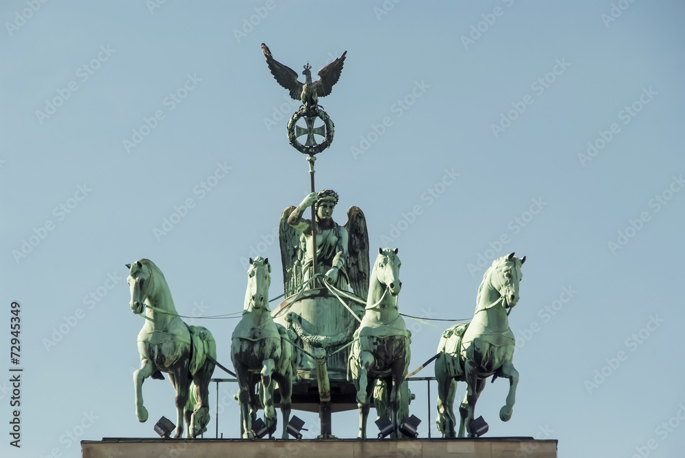 Fototapeta premium Brandenburg gate in Berlin, Germany