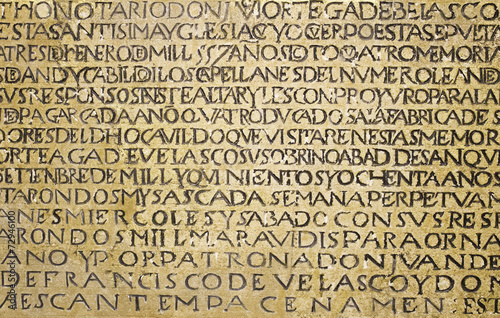 Ancient writing latin