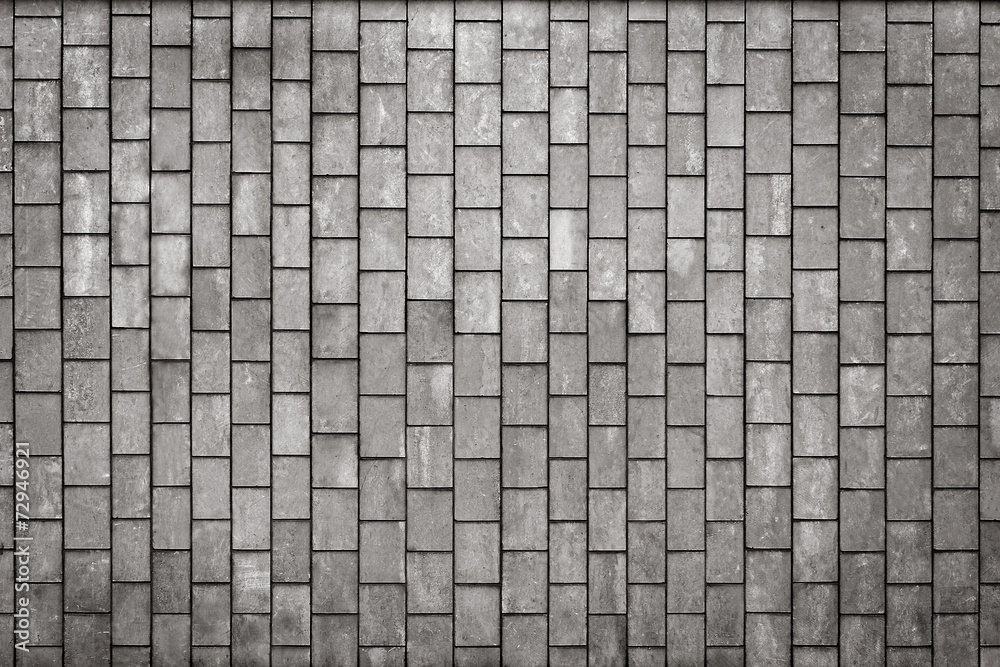 Obraz premium Facing gray tiles as a vintage background