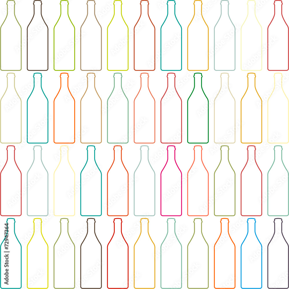 Background with bottles ,seamless patter Background with bottles ,seamless patter