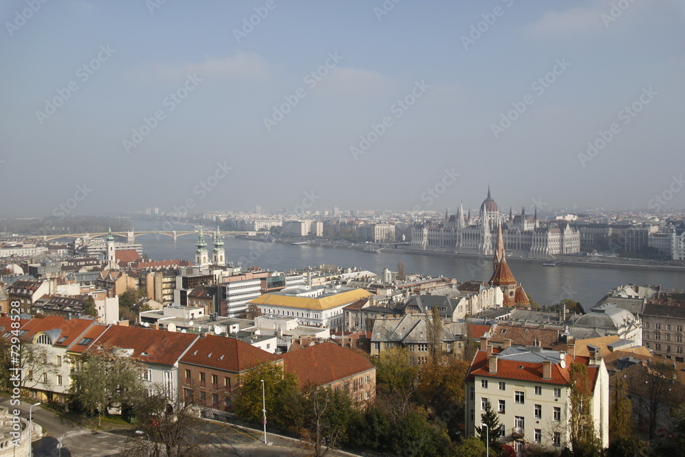 La Danube à Budapest, Hongrie