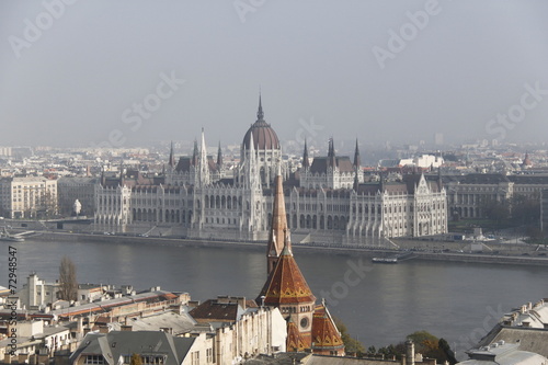 Photography La Parlement à Budapest, Hongrie