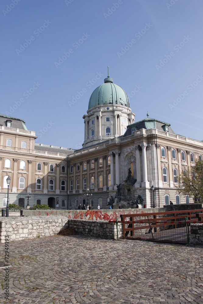 Palais de Budavár à Budapest, Hongrie
