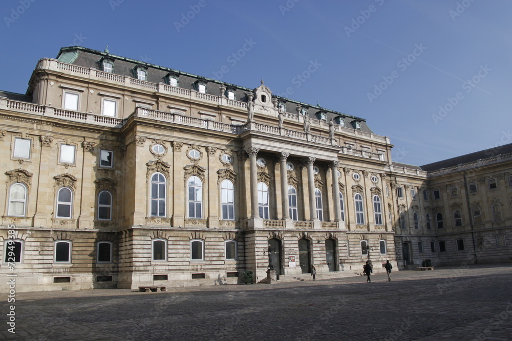 Fototapeta premium Palais de Budavár à Budapest, Hongrie