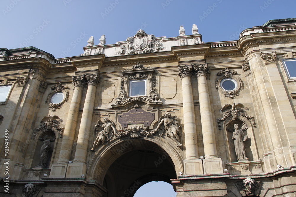 Fototapeta premium Palais de Budavár à Budapest, Hongrie