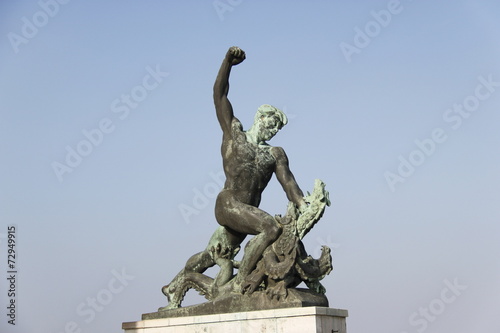 Statue du Mont Gellért à Budapest, Hongrie