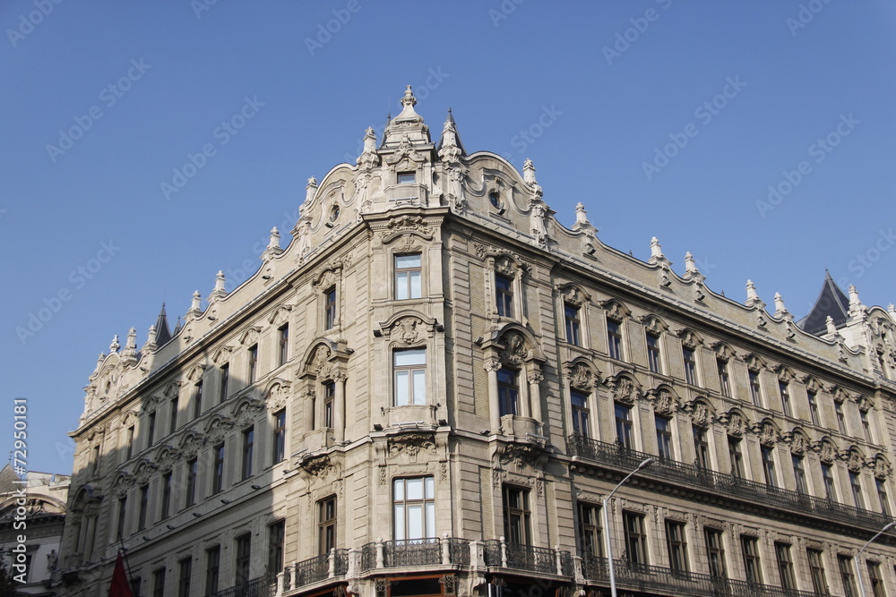 Immeuble baroque à Budapest, Hongrie