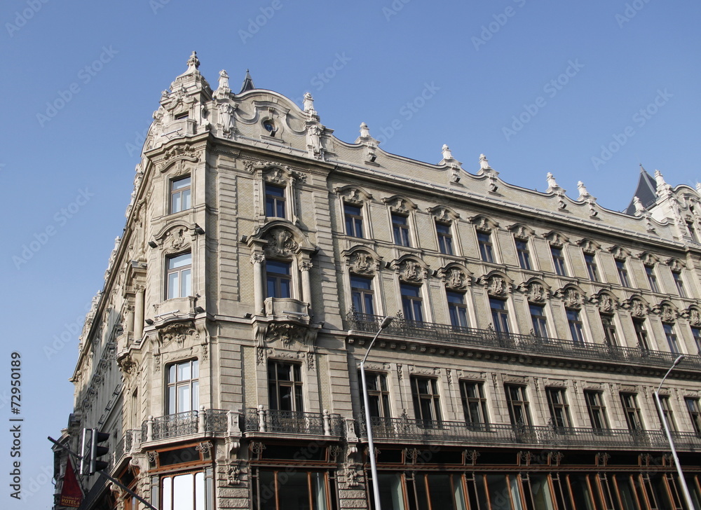 Immeuble ancien à Budapest, Hongrie
