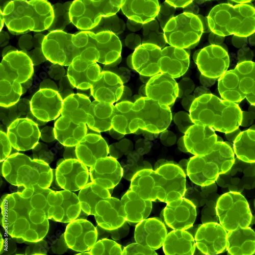 microbe, virus, bacteria or cell green texture