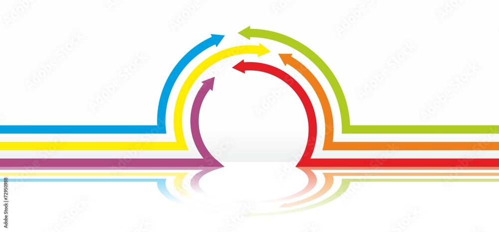 Obraz premium Rundpfeil1011e