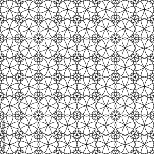 Seamless ornament tile pattern