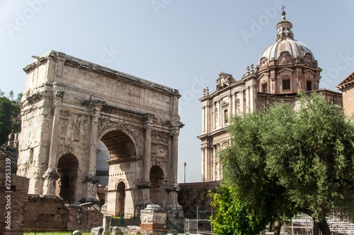 Arch of Septimius Severus at the Roman Forum, Rome