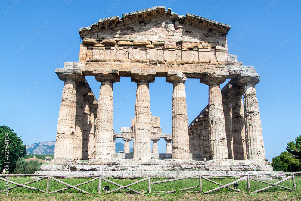 Classical greek temple