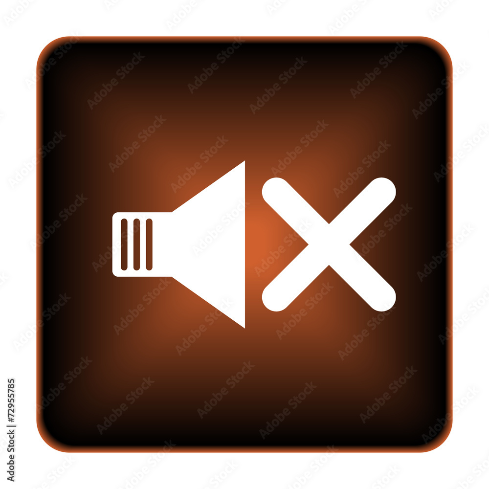 Fototapeta premium No sound icon