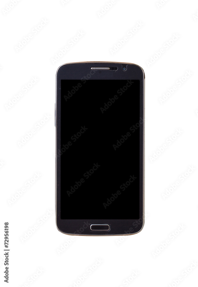 Mobile (black)phones on a white background. Mobile (black)phones on a white background.