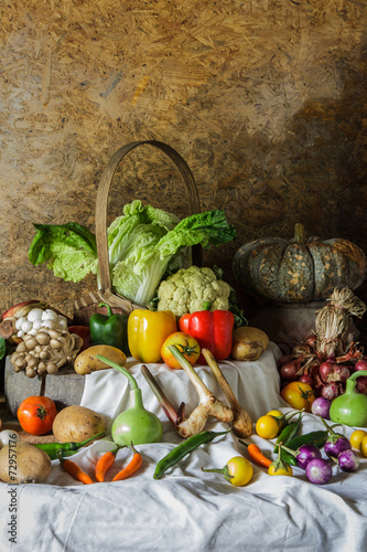 still life  Vegetables  Herbs and Fruits