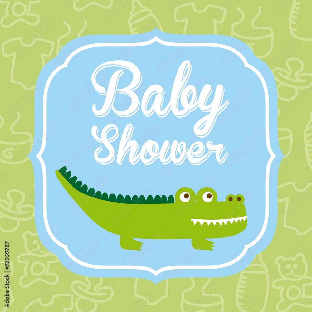 Fototapeta premium baby shower design