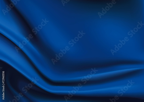 Vector of Blue silk fabric background