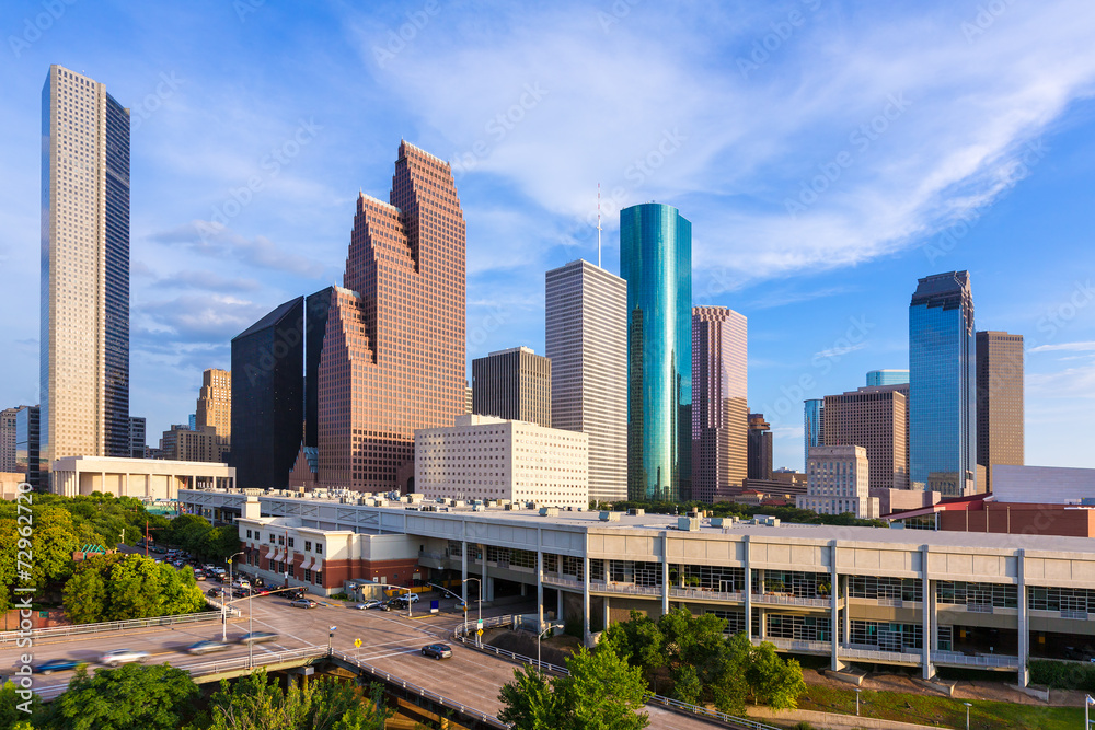 Houston Skyline North view in Texas US Houston Skyline North view in Texas US