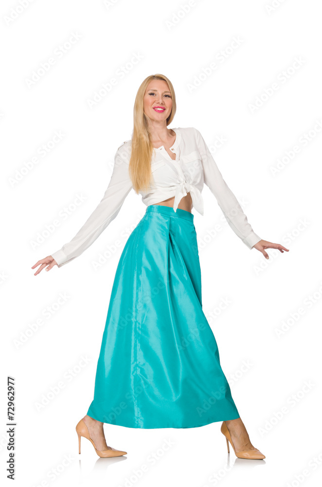Young woman in fashion concept Young woman in fashion concept