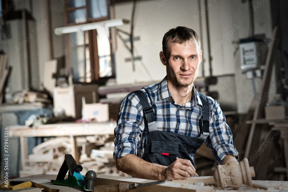 Carpenter at work Carpenter at work