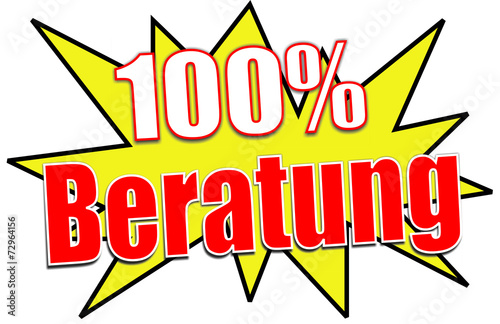 étiquette 100% beratung