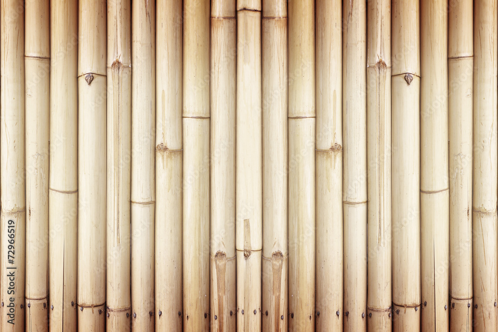 Naklejka premium bamboo fence background