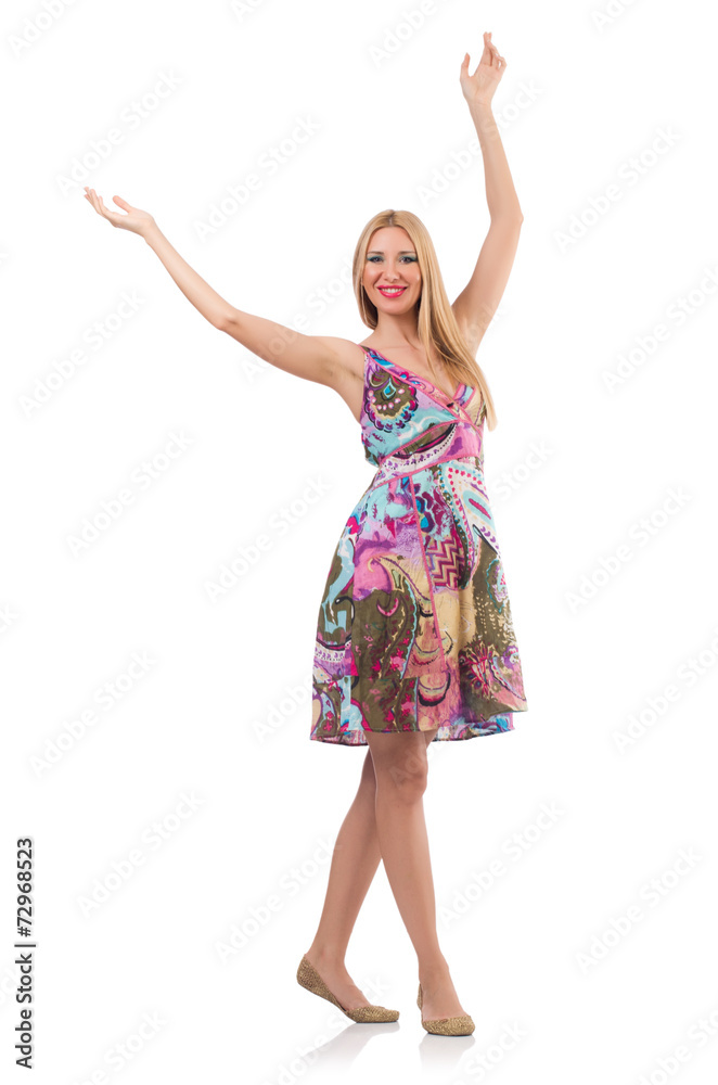 Young woman in fashion concept Young woman in fashion concept