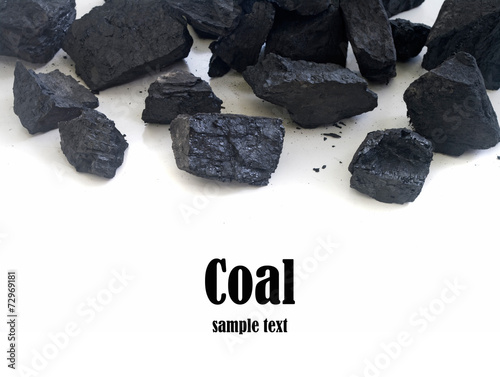 Photographie stack of coal