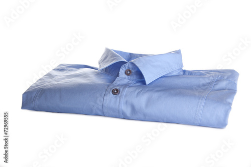 blue shirt isolated