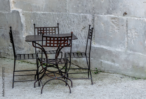 wrought iron furniture