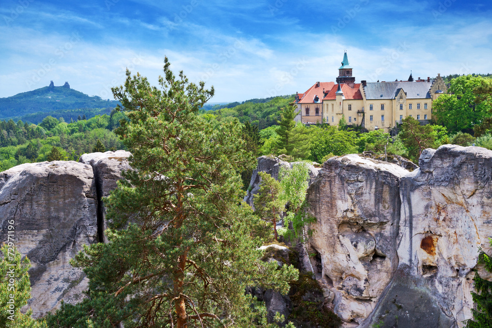 Obraz premium Hruba Skala castle, Bohemian Paradise region, Czech republic